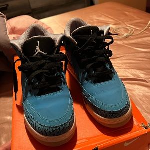 Powder Blue 3s Grade School Size 6